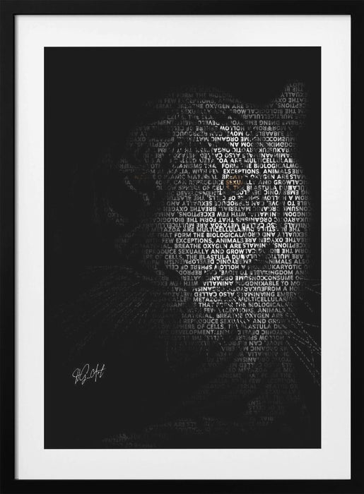 The Tiger Framed Art Modern Wall Decor