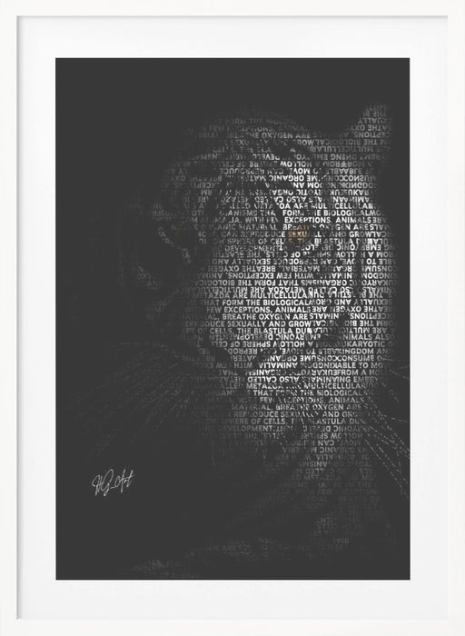 The Tiger Framed Art Modern Wall Decor