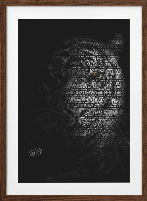 The Tiger Framed Art Modern Wall Decor