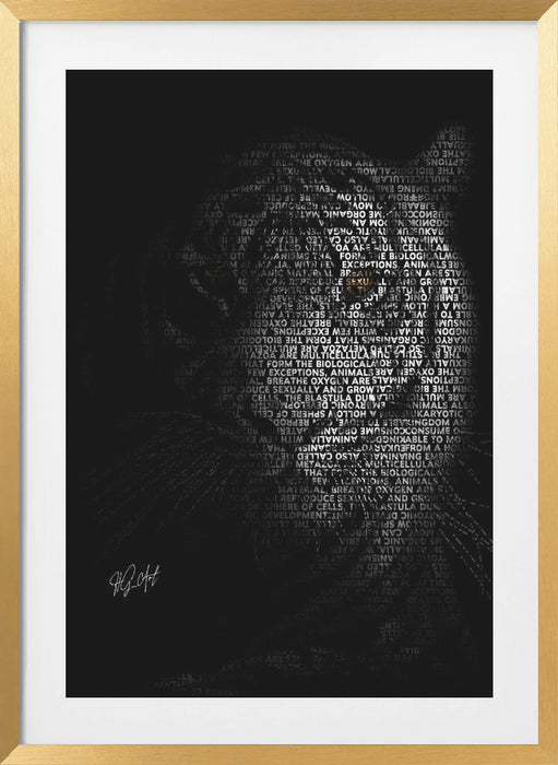 The Tiger Framed Art Modern Wall Decor