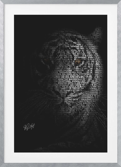 The Tiger Framed Art Modern Wall Decor