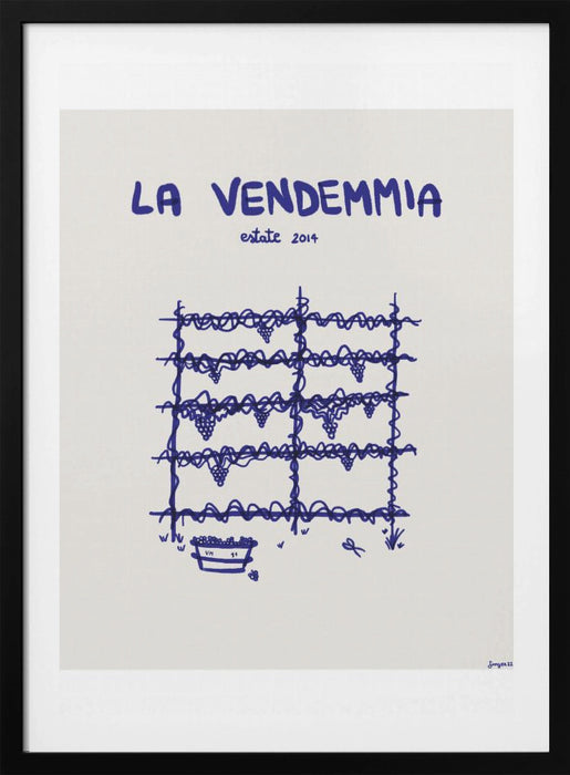 La vendemmia Framed Art Modern Wall Decor