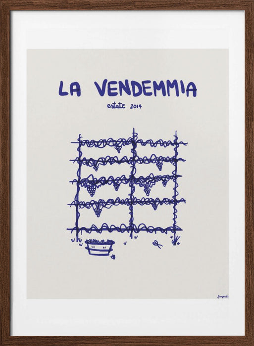 La vendemmia Framed Art Modern Wall Decor