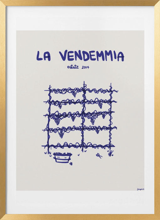 La vendemmia Framed Art Modern Wall Decor