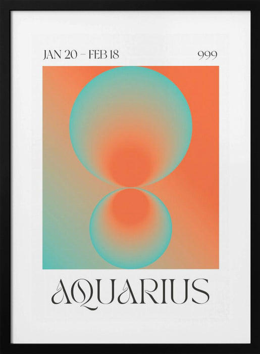 Aquarius Framed Art Modern Wall Decor