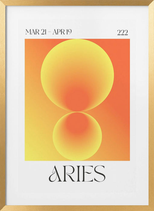 Aries Framed Art Modern Wall Decor