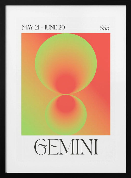 Gemini Framed Art Wall Decor