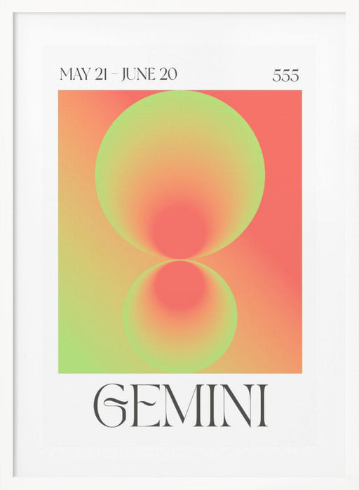 Gemini Framed Art Wall Decor