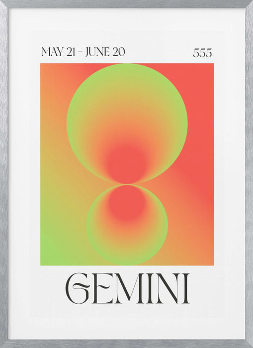 Gemini Framed Art Wall Decor