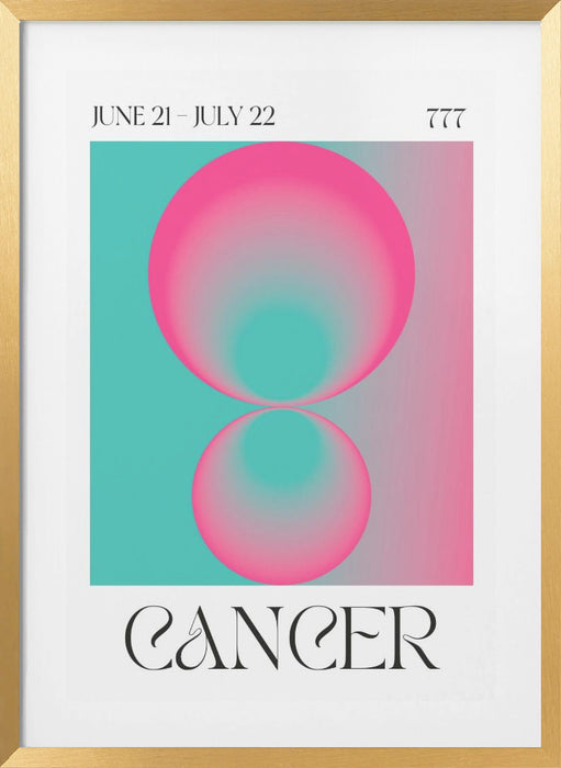 Cancer Framed Art Modern Wall Decor