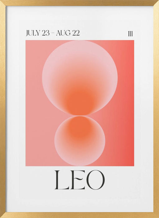 Leo Framed Art Modern Wall Decor