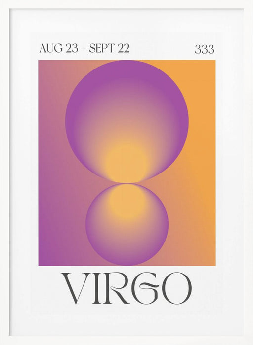 Virgo Framed Art Wall Decor