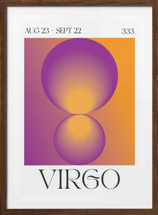 Virgo Framed Art Wall Decor