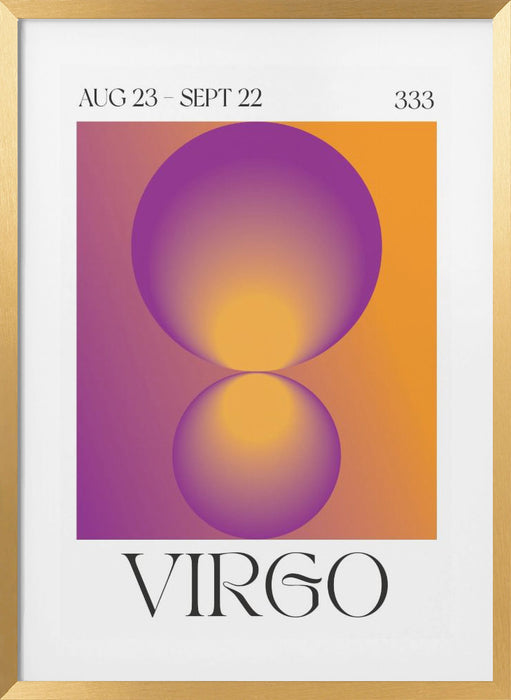 Virgo Framed Art Wall Decor