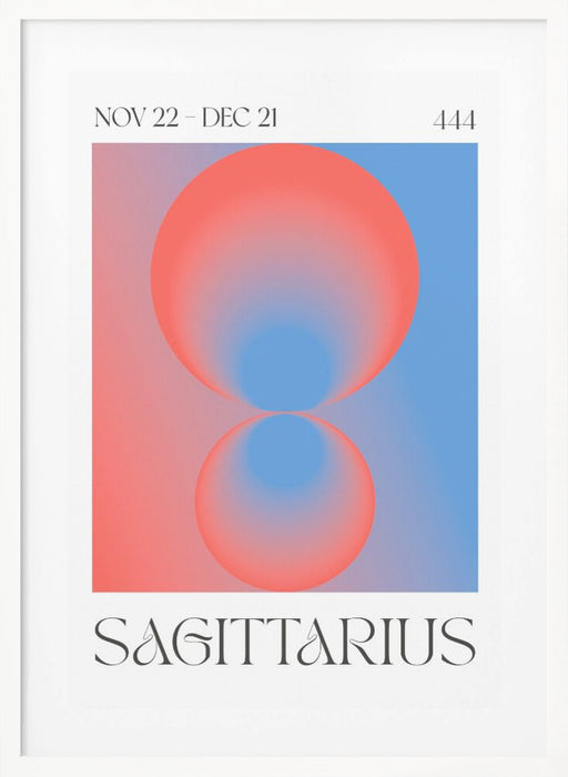 Sagittarius Framed Art Modern Wall Decor