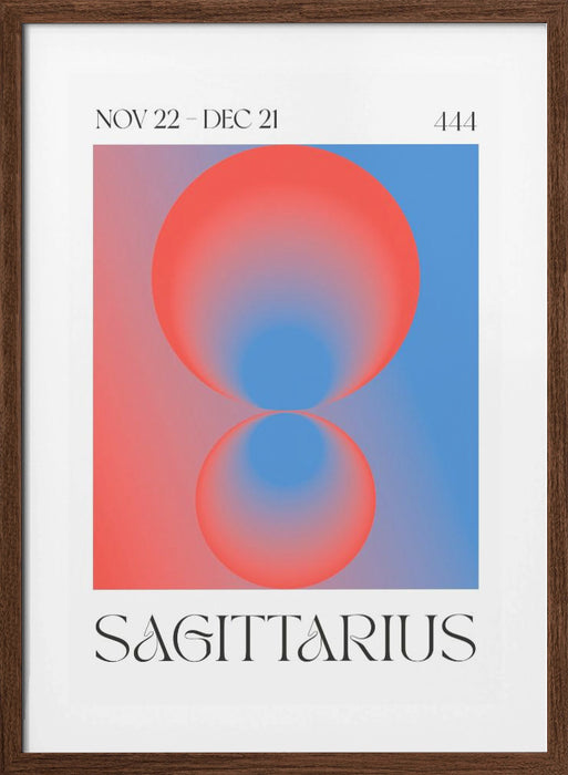 Sagittarius Framed Art Modern Wall Decor