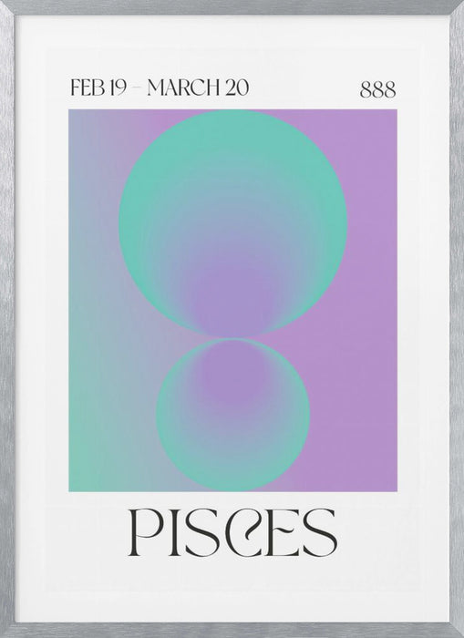 Pisces Framed Art Modern Wall Decor