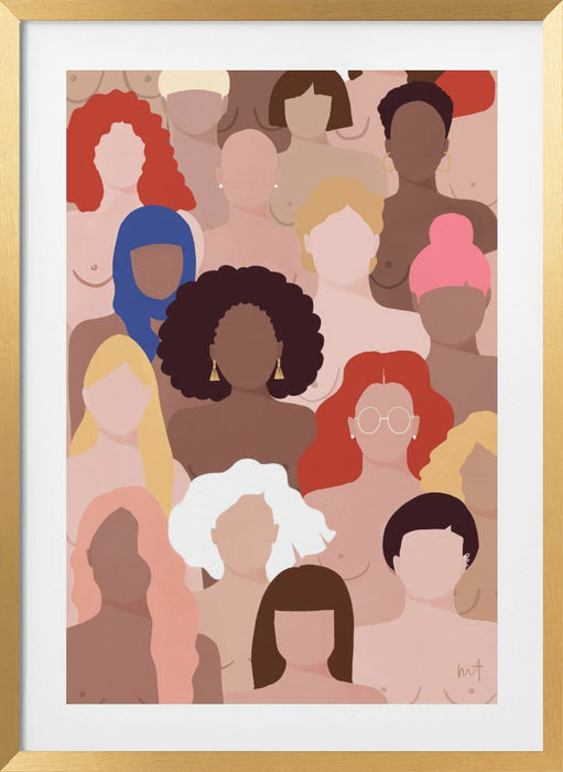 Who run the world Framed Art Wall Decor