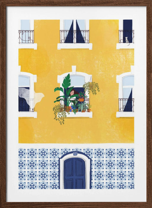 Lisbon Framed Art Modern Wall Decor