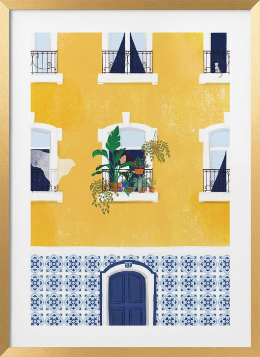 Lisbon Framed Art Modern Wall Decor