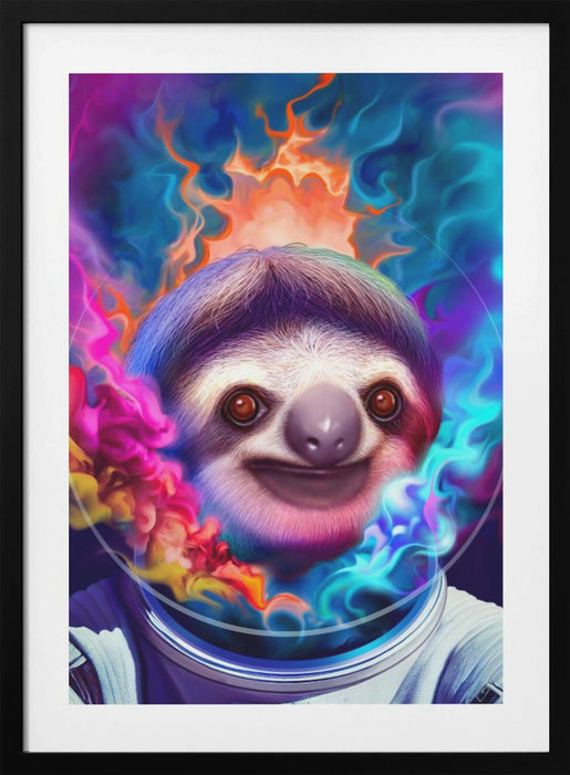 COLORFUL ASTRONAUT Framed Art Modern Wall Decor