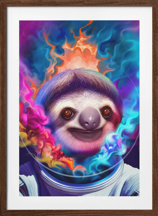 COLORFUL ASTRONAUT Framed Art Modern Wall Decor