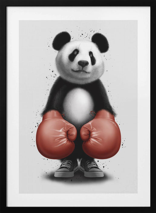 PANDA BOXER Framed Art Wall Decor