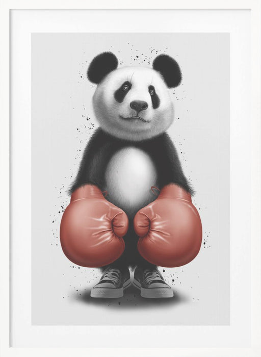 PANDA BOXER Framed Art Wall Decor