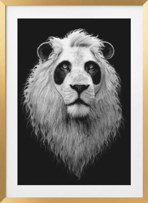 PANDALION Framed Art Modern Wall Decor