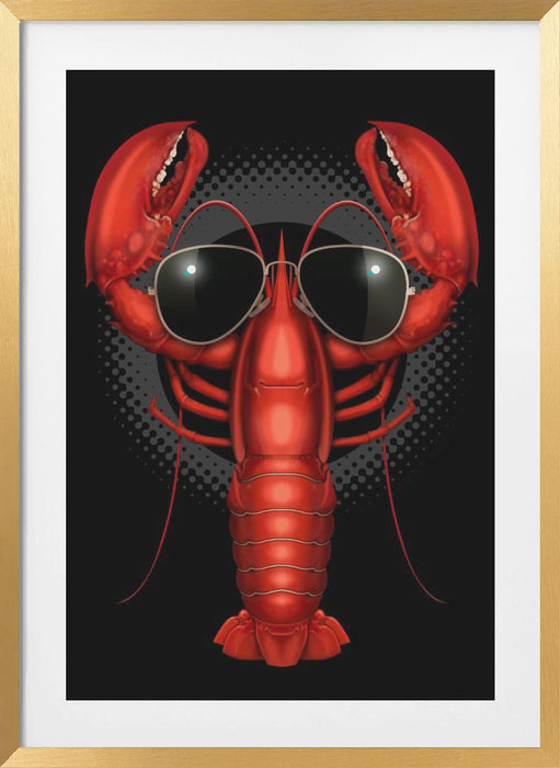 cool lobster Framed Art Modern Wall Decor