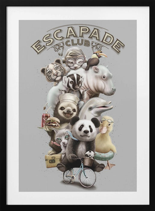 escapade club Framed Art Modern Wall Decor