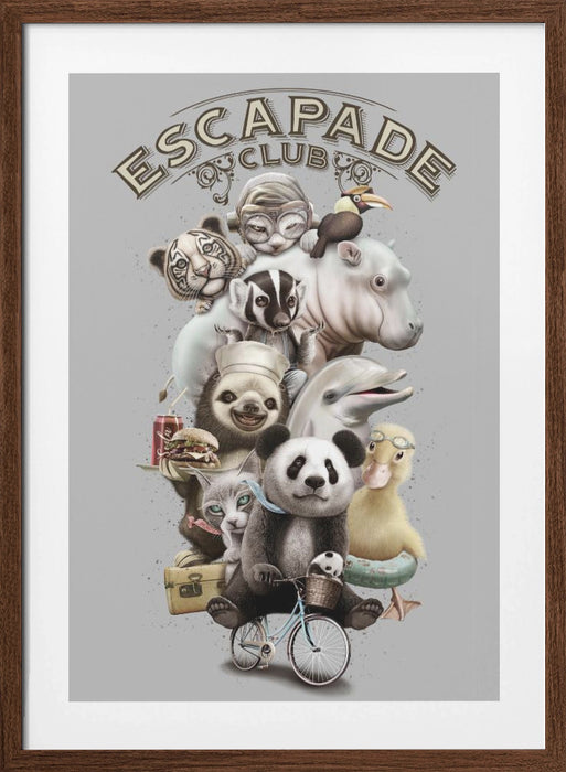 escapade club Framed Art Modern Wall Decor