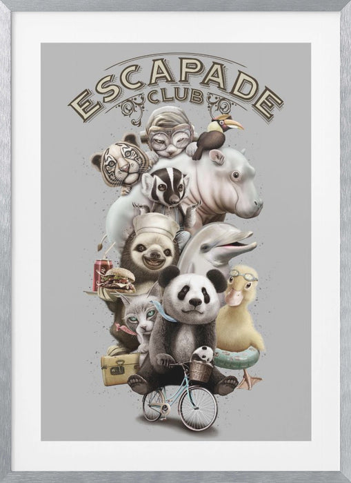 escapade club Framed Art Modern Wall Decor