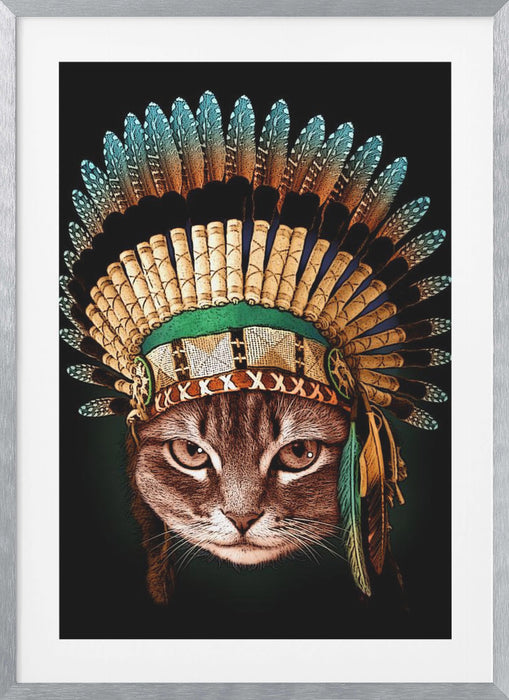 chief cat Framed Art Wall Decor