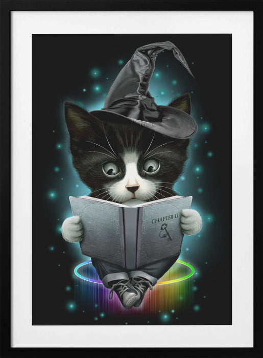 magical cat Framed Art Wall Decor