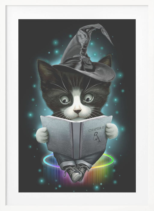 magical cat Framed Art Wall Decor