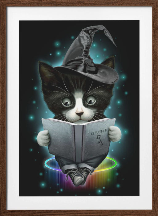 magical cat Framed Art Wall Decor