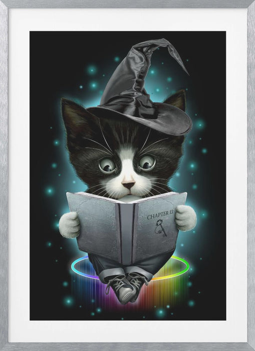 magical cat Framed Art Wall Decor