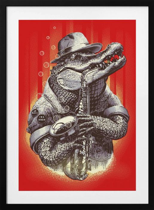 croc rocks Framed Art Wall Decor