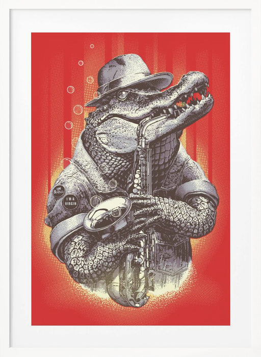 croc rocks Framed Art Wall Decor