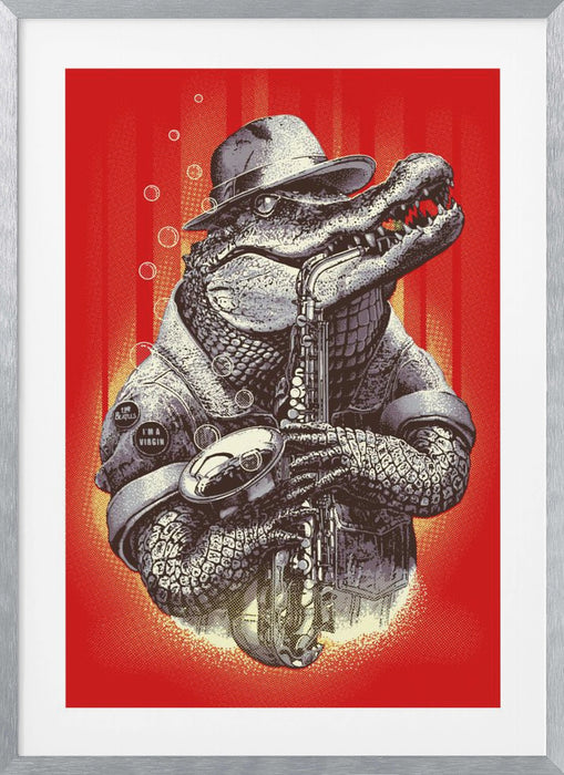 croc rocks Framed Art Wall Decor