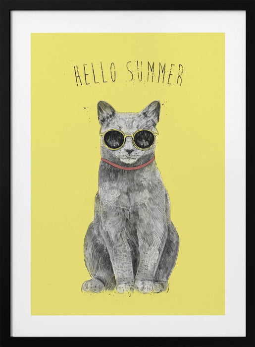 Hello Summer Framed Art Wall Decor