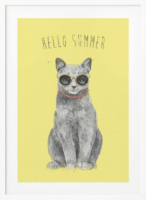 Hello Summer Framed Art Wall Decor