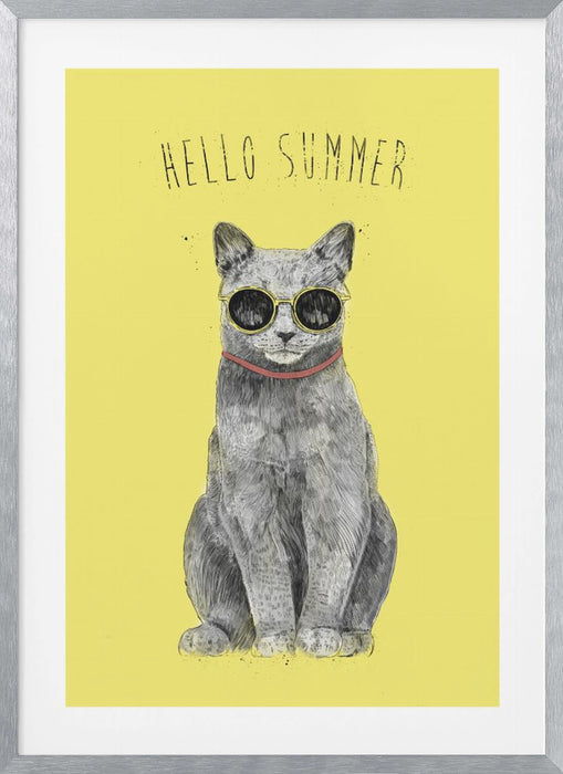 Hello Summer Framed Art Wall Decor