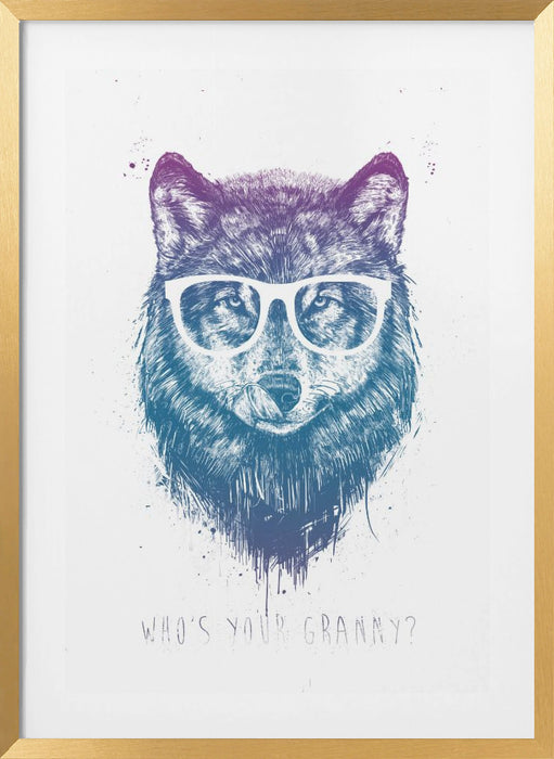 Who's your granny? Framed Art Wall Decor