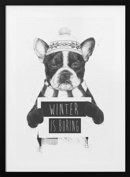 Winter is boring Framed Art Wall Decor