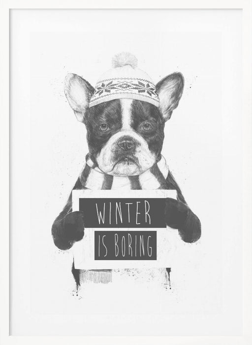 Winter is boring Framed Art Wall Decor