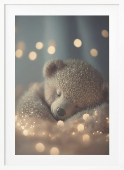 My Sleeping Teddy Framed Art Modern Wall Decor