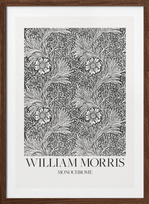 Marigold Monochrome Framed Art Modern Wall Decor