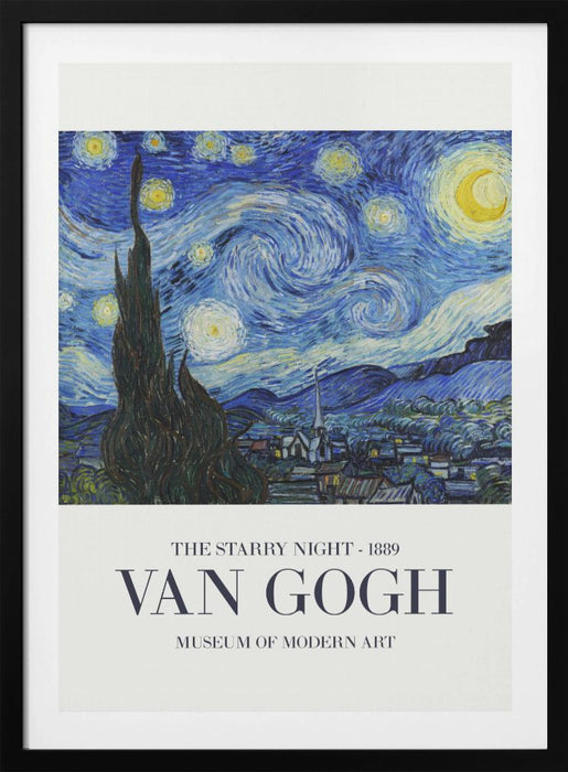 The Starry Night Framed Art Wall Decor